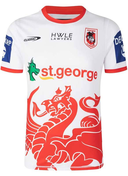 St George Dragons Classic NRL Mens Warm Up Tee