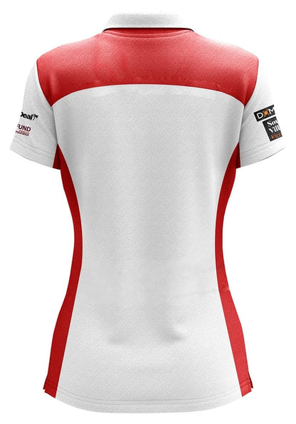 St George Dragons NRL White Ladies Media Polo Shirt
