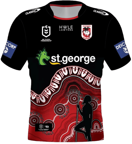 St George Dragons 2023 NRL Mens Indigenous Jersey