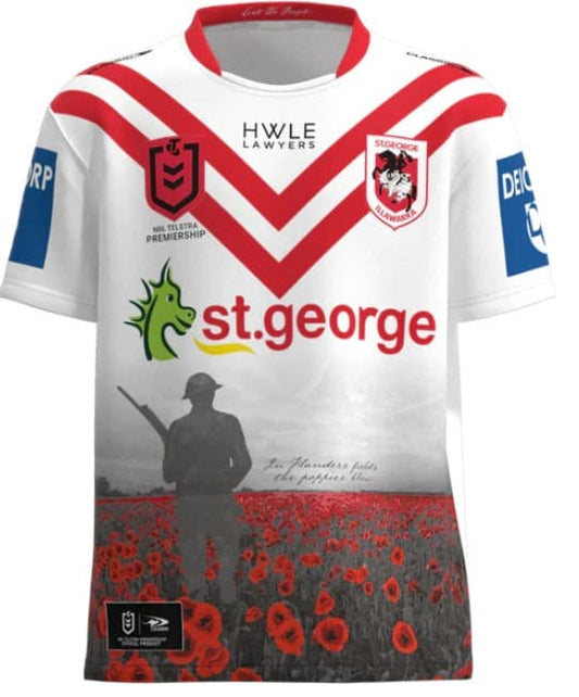 St George Dragons 2023 NRL Ladies Anzac Jersey