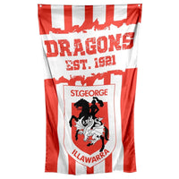 St George Dragons NRL Wall Cape Flag