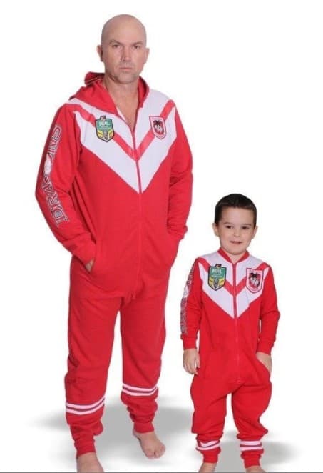 St George Dragons NRL Adults and Kids Footysuit