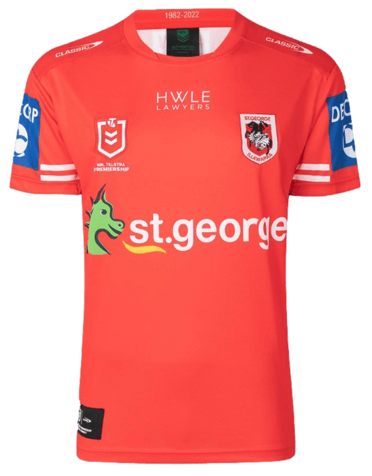 St George Dragons Dragons Classic Mens Heritage Jersey