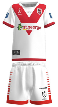 St George Dragons 2023 NRL Toddler Home Jersey + Shorts