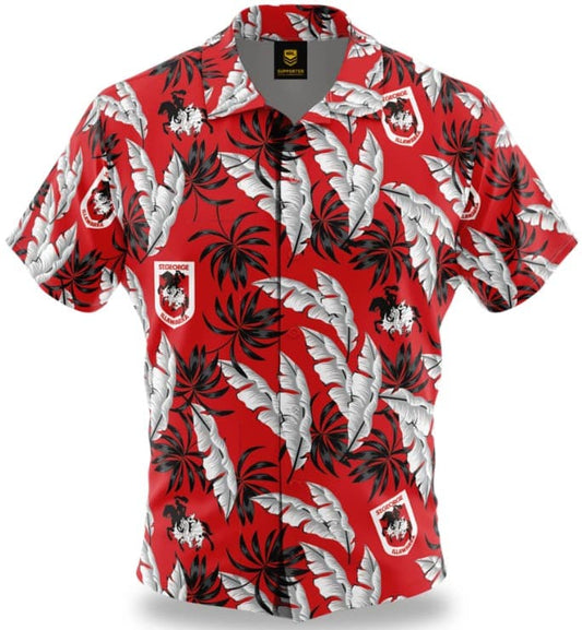 St George Dragons NRL Paradise Hawaiian Shirt