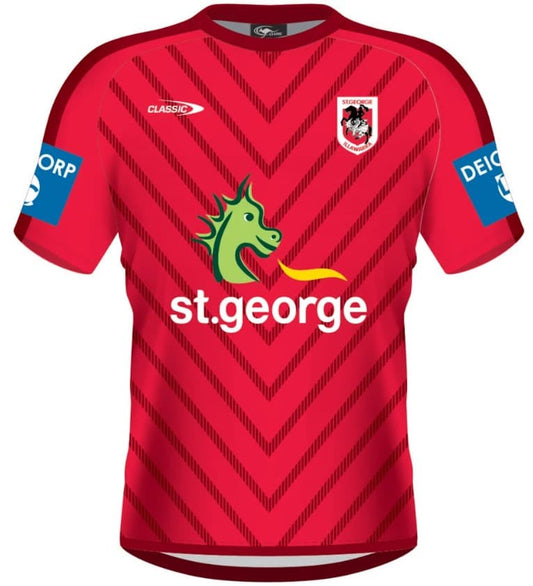 St George Dragons NRL Mens Red Training Shirt