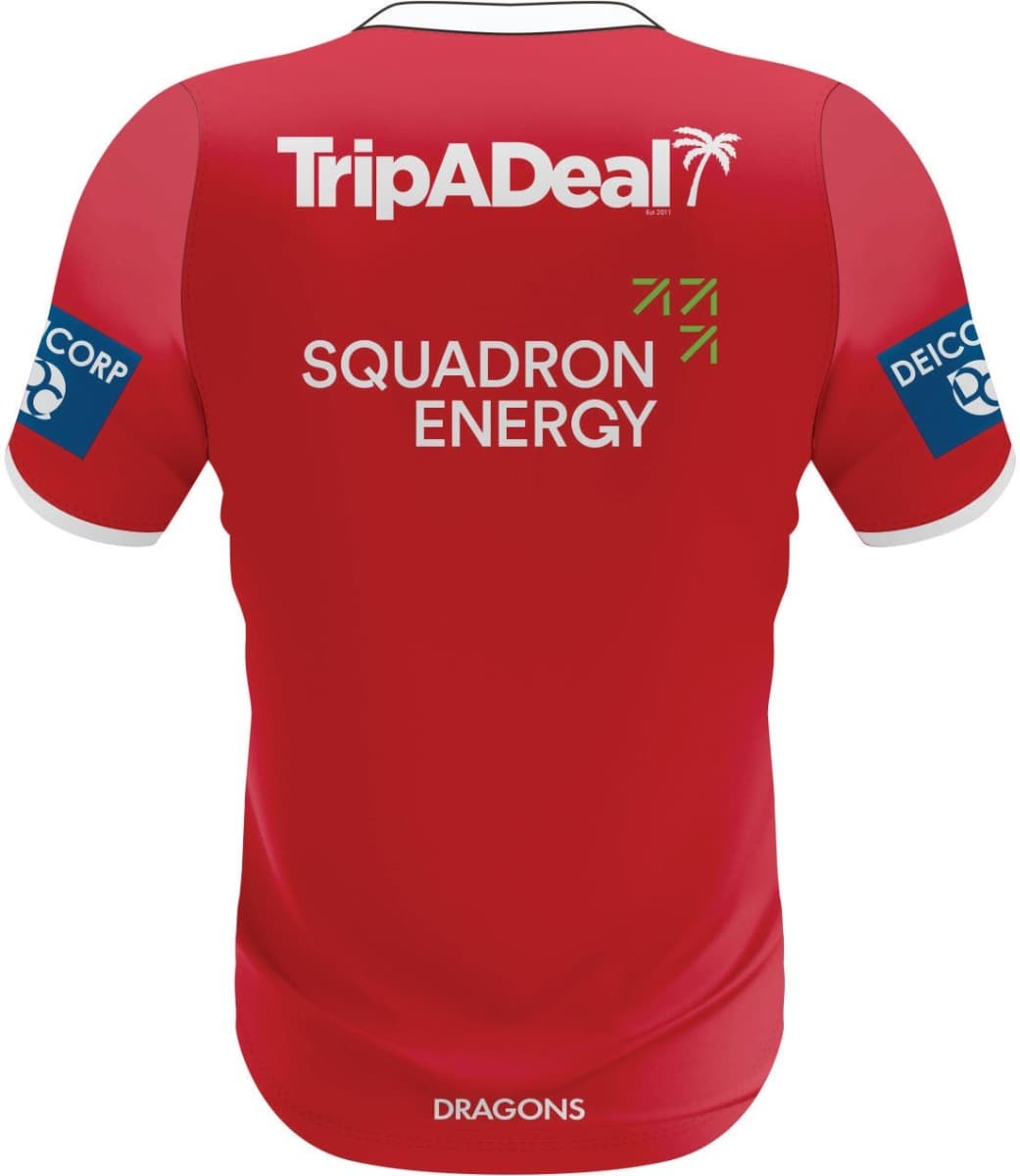 St George Dragons 2024 NRL Mens Red Training Shirt