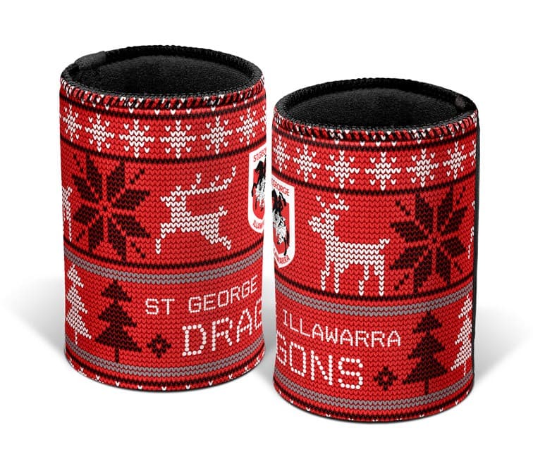 St George Dragons NRL Christmas Can Cooler
