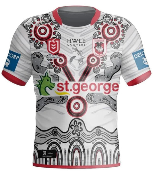 St George Dragons 2024 NRL Kids Indigenous Jersey