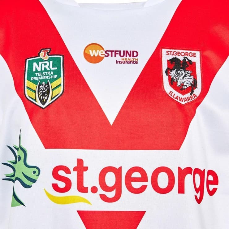 St George Dragons Ladies NRL Home Jersey