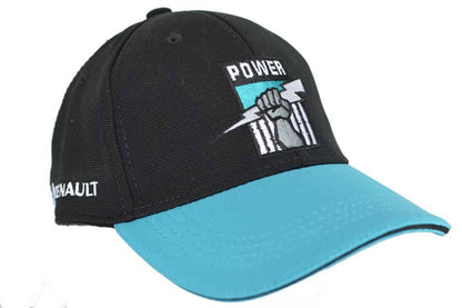 Port Adelaide Power AFL Black Media Cap / Hat
