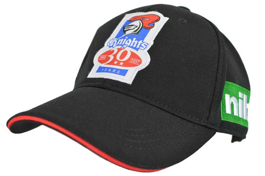 Newcastle Knights NRL Black Media Cap