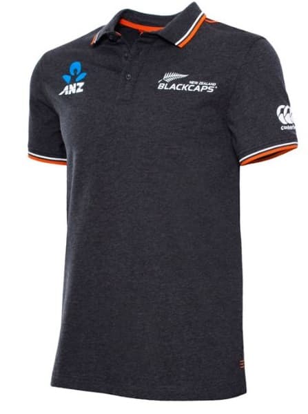 New Zealand Blackcaps Mens Cricket Travel Polo Shirt