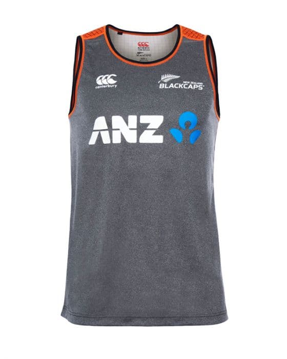 New Zealand Blackcaps Mens Training Singlet