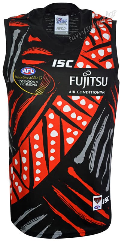 Essendon Bombers Mens AFL Indigenous Guernsey