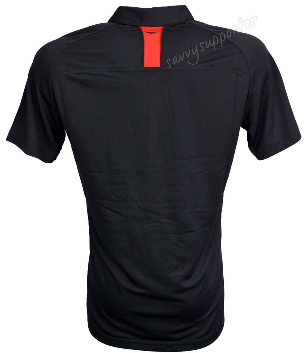 Essendon Bombers AFL ISC Black Performance Polo Shirt