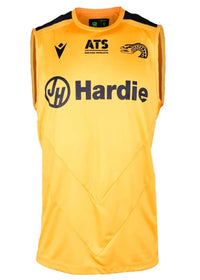 Parramatta Eels 2025 NRL Mens Yellow Training Singlet