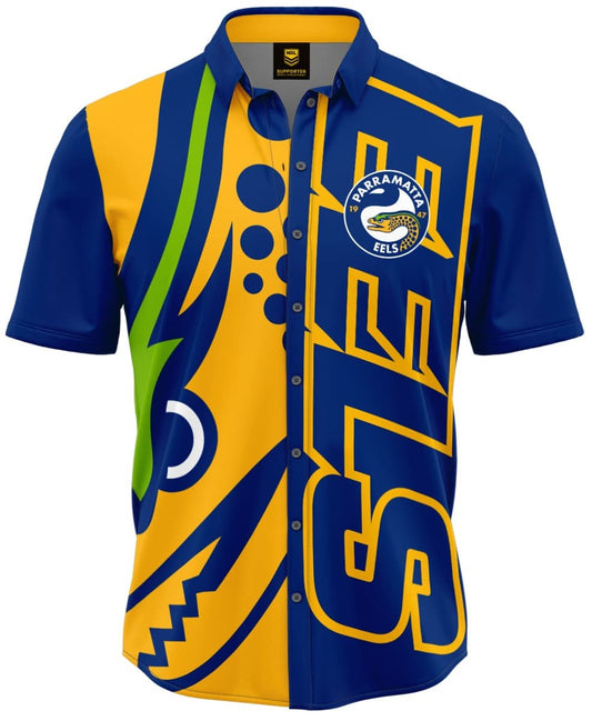 Parramatta Eels NRL Mens Showtime Party Shirt
