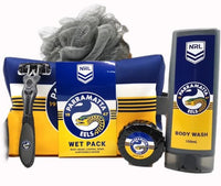 Parramatta Eels NRL Mens Toiletry Bag Gift Set