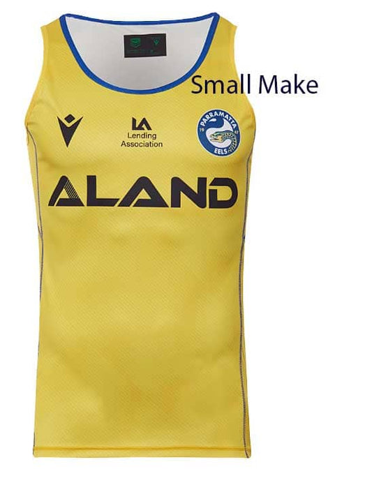 Parramatta Eels NRL Yellow Training Singlet