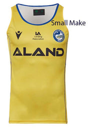 Parramatta Eels NRL Yellow Training Singlet