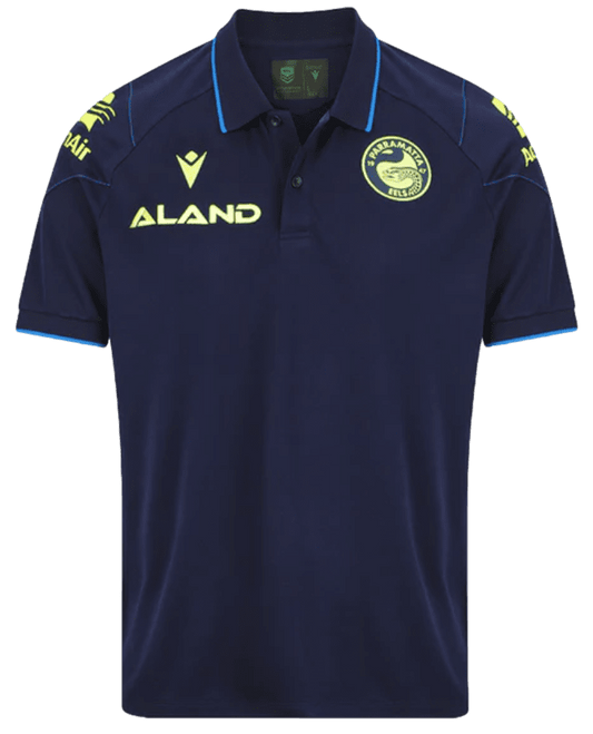 Parramatta Eels 2024 NRL Mens Navy Polo Shirt