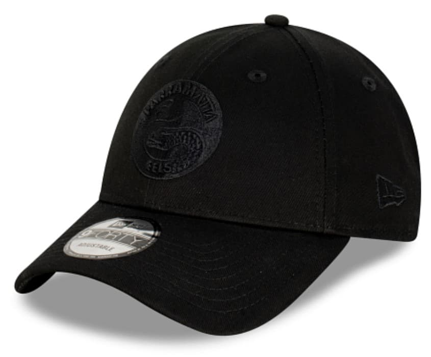 Parramatta Eels NRL New Era 9FORTY Black on Black Snapback Cap