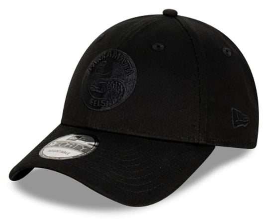 Parramatta Eels NRL New Era 9FORTY Black on Black Snapback Cap
