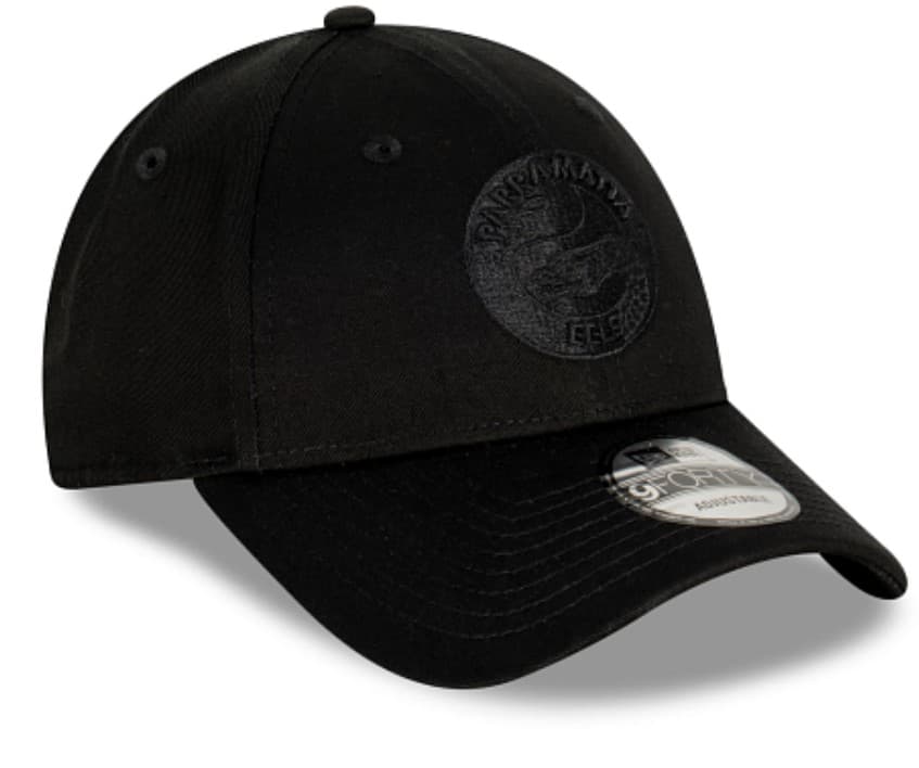 Parramatta Eels NRL New Era 9FORTY Black on Black Snapback Cap