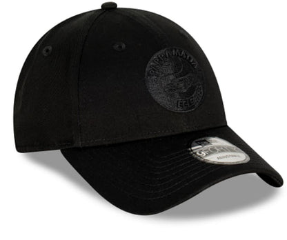 Parramatta Eels NRL New Era 9FORTY Black on Black Snapback Cap