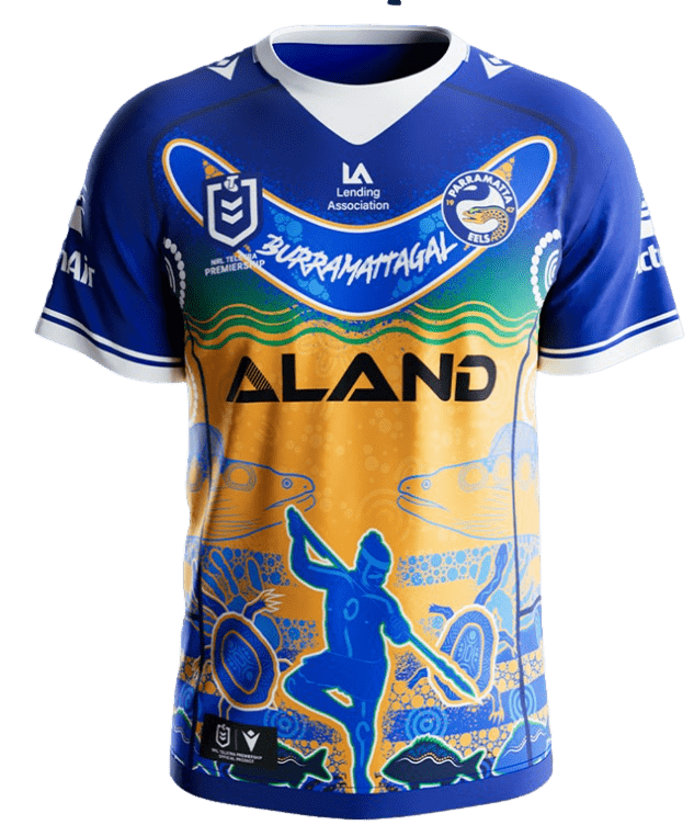 Parramatta Eels 2023 NRL Kids Indigenous Jersey