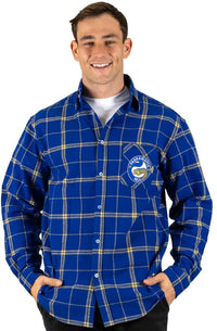Parramatta Eels NRL Mens Mustang Flannel Shirt