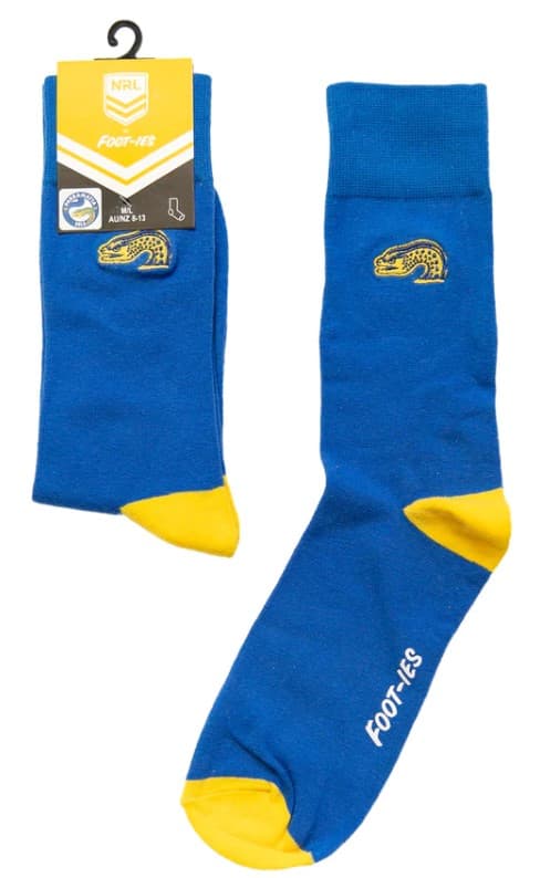 Parramatta Eels NRL Adults Small Embroidery Socks