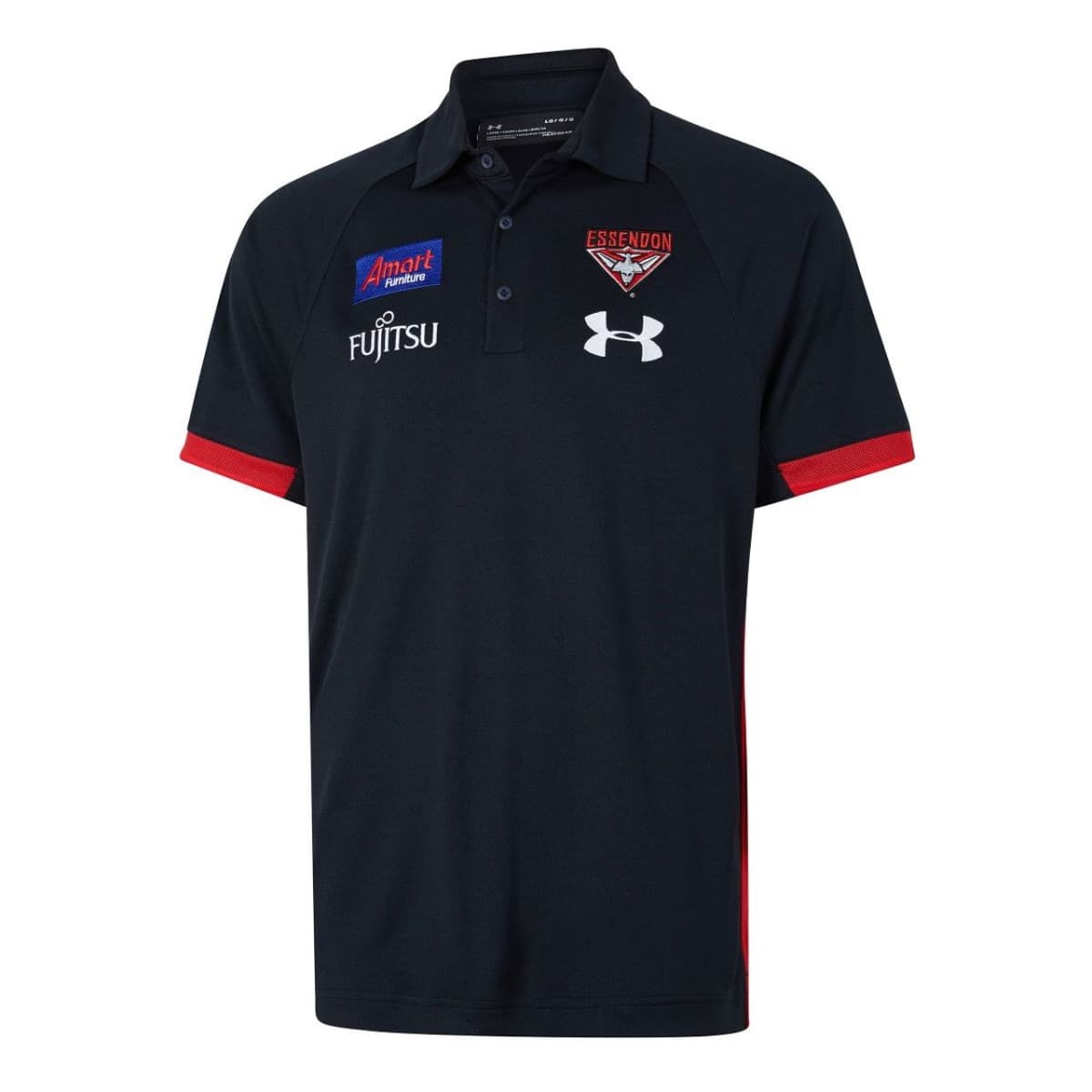 Essendon Bombers AFL Mens Media Polo Shirt