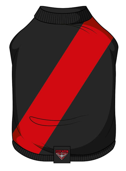 Essendon Bombers AFL Dog Coat Jumper Guernsey