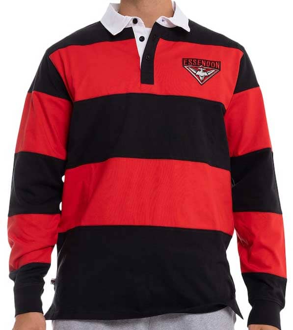 Essendon Bombers AFL Mens Rugby Top Jumper