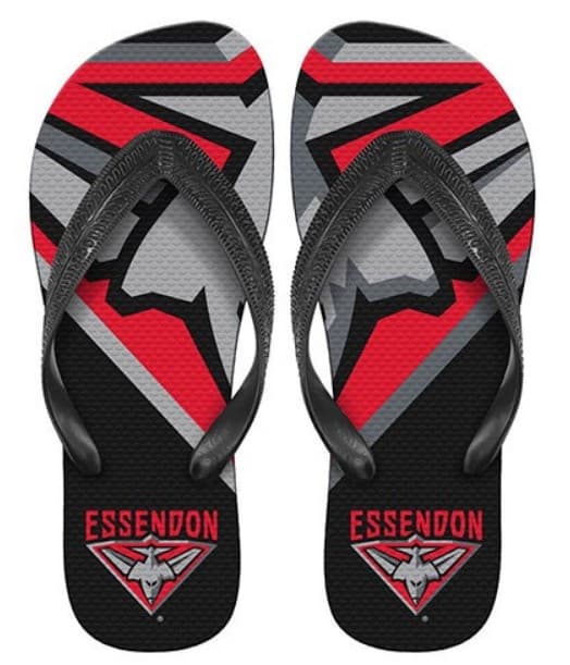 Essendon Bombers AFL Mens Beach Thongs