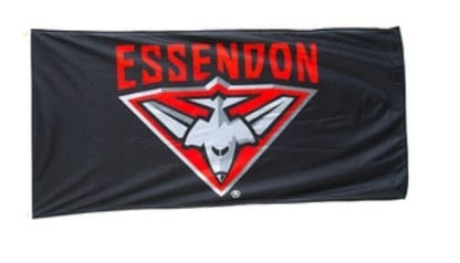 Essendon Bombers AFL Team Giant Pole Flag 1800mm by 900mm