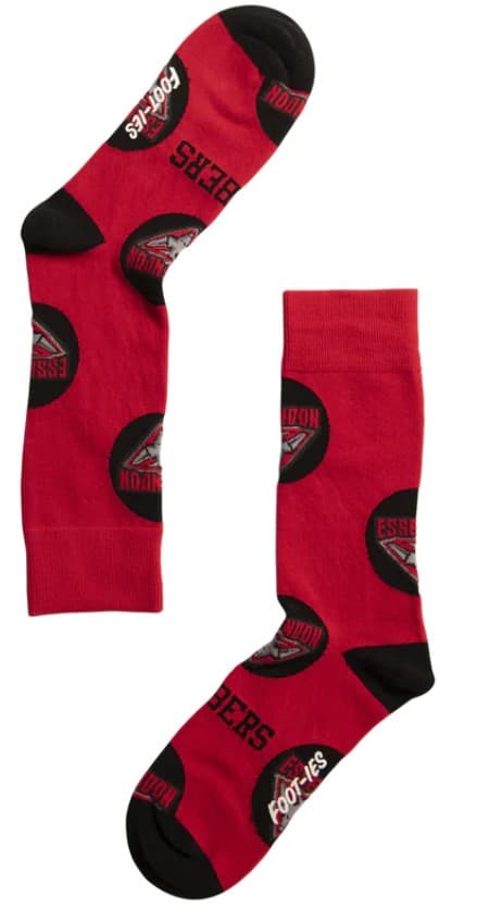 Essendon Bombers AFL Adults Logo Dots Socks 50% OFF