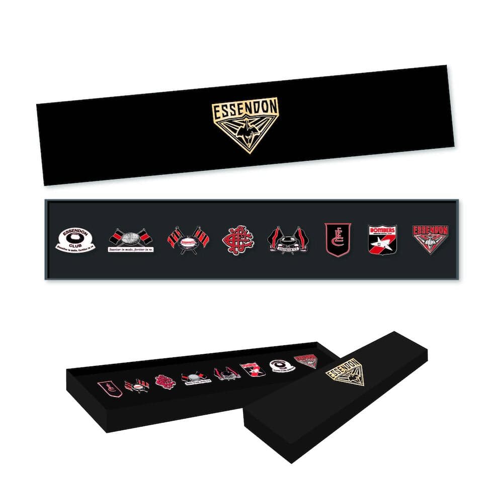 Essendon Bombers AFL 6 Pin Gift Set