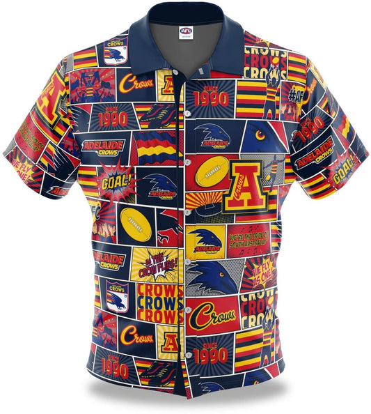 Adelaide Crows AFL Mens Pop Art Shirt