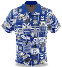 Canterbury Bulldogs NRL 'Fanatic' Pop Art Shirt Sizes S-5XL BNWT