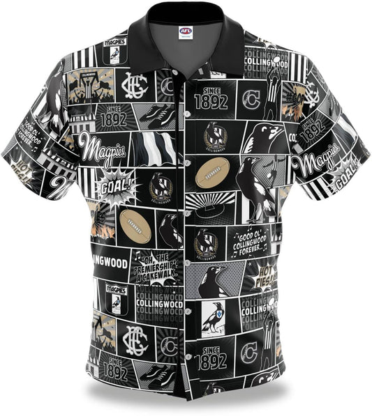 Collingwood Magpies AFL Mens Pop Art Shirt