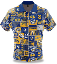 Parramatta Eels NRL Mens 'Fanatic' Pop Art Shirt