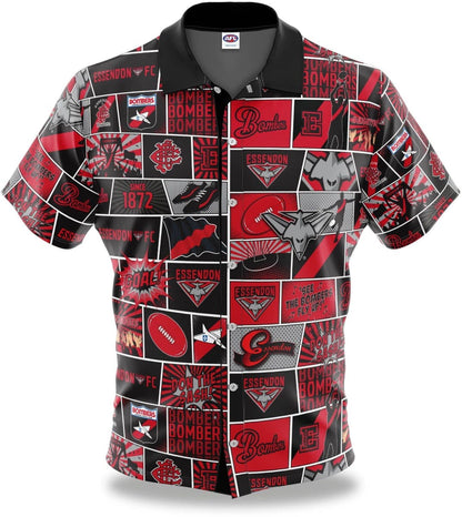 Essendon Bombers AFL Mens Pop Art Shirt