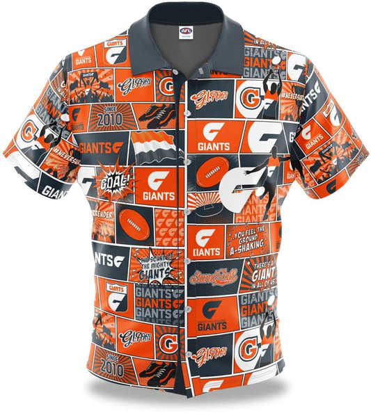 GWS Giants AFL Mens Pop Art Shirt