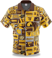Hawthorn Hawks AFL Mens Pop Art Shirt