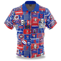 Newcastle Knights NRL Mens 'Fanatic' Pop Art Shirt