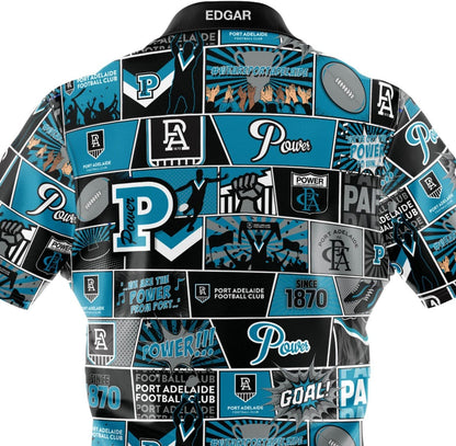 Port Adelaide Power AFL Mens Pop Art Shirt