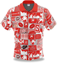 Sydney Swans AFL Mens Pop Art Shirt